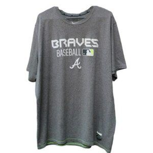 Nike Dry-Fit Men's Braves Baseball T-Shirt/ Size: XL